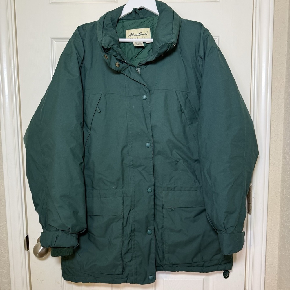 Vintage Eddie Bauer Gore-Tex Goose Down Quilted Lined Parka Jacket Womens‎ Large